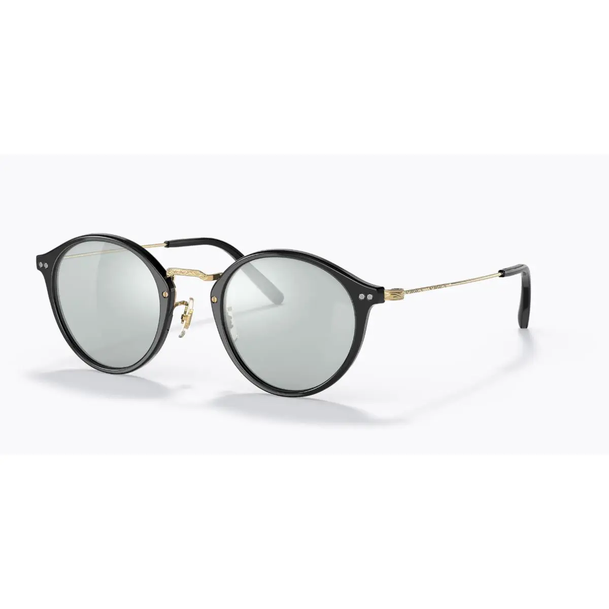 Oliver Peoples OV5448T 1005 46 Donaire Black/gold Titanium Round Men Eyeglasses