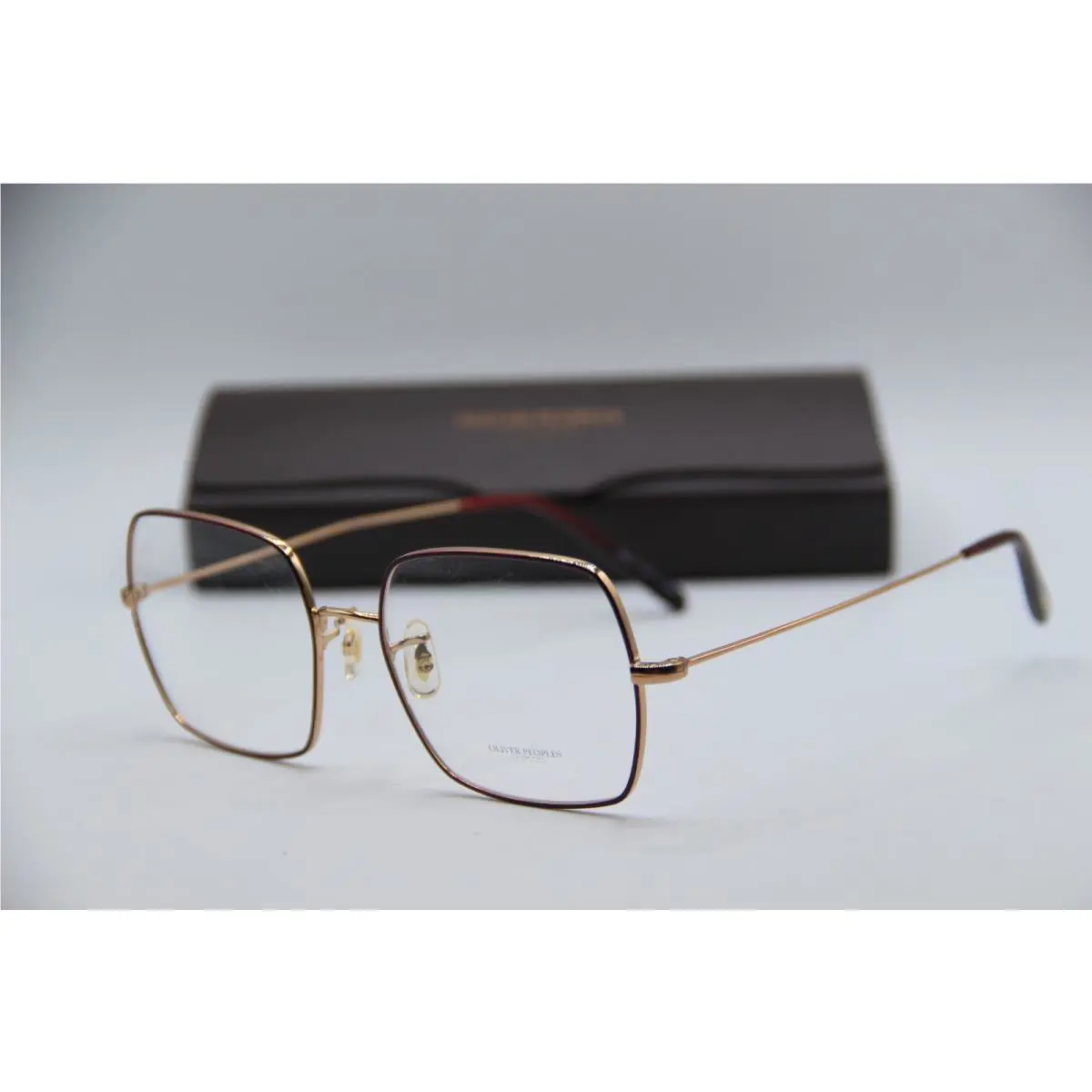 Oliver Peoples L.a. OV1279 5037 Justvna Burg Gold Eyeglasses W/case 54-17