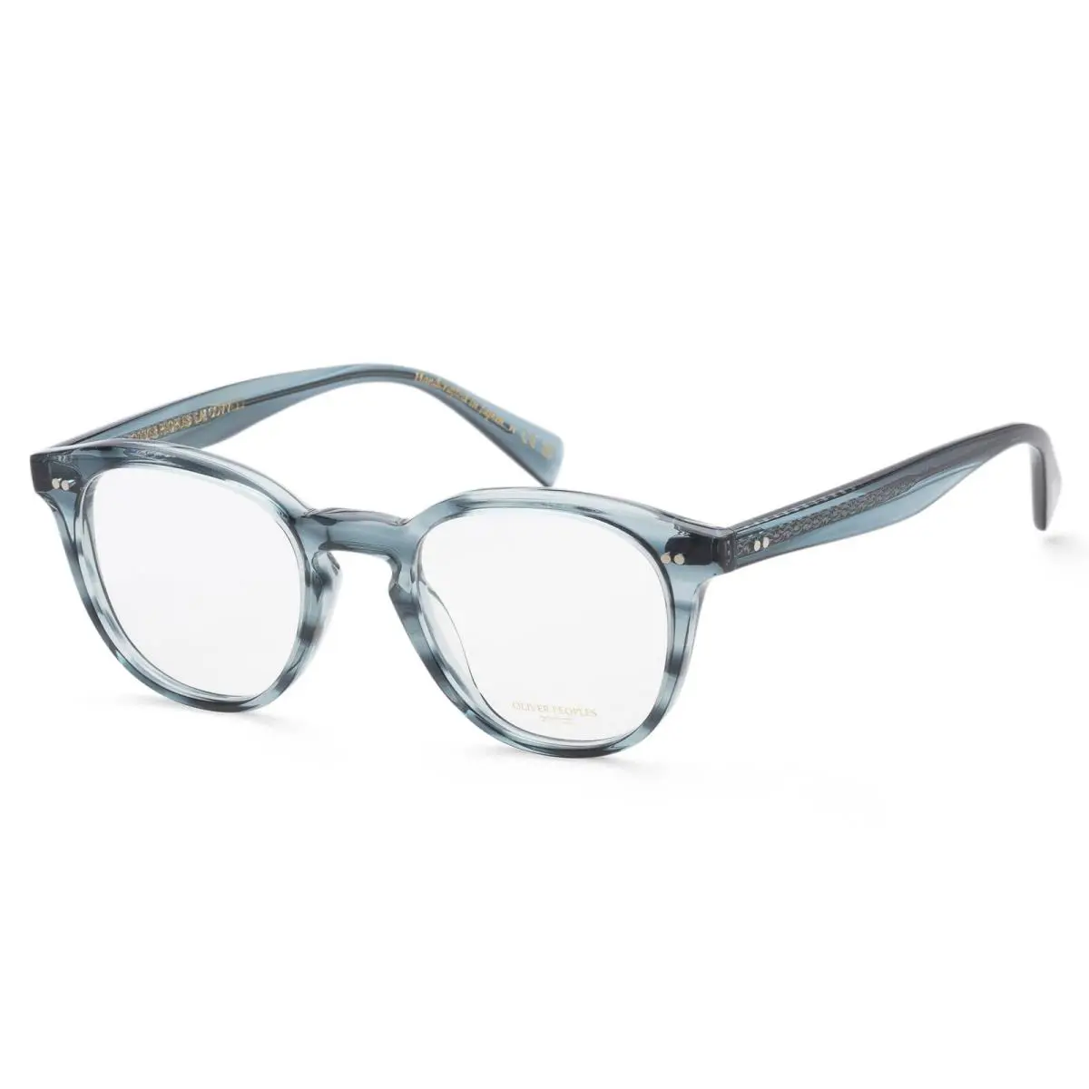 Oliver Peoples Unisex 48mm Washed Lapis Opticals OV5454U-1704-48 - Frame: Blue, Lens: No Color, Other Frame: Washed Lapis
