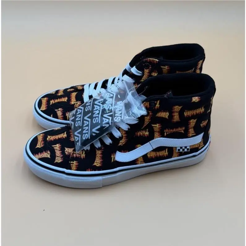 Vans shoes - VANS SK8 - VN0A5FCCBML - Black Orange 0