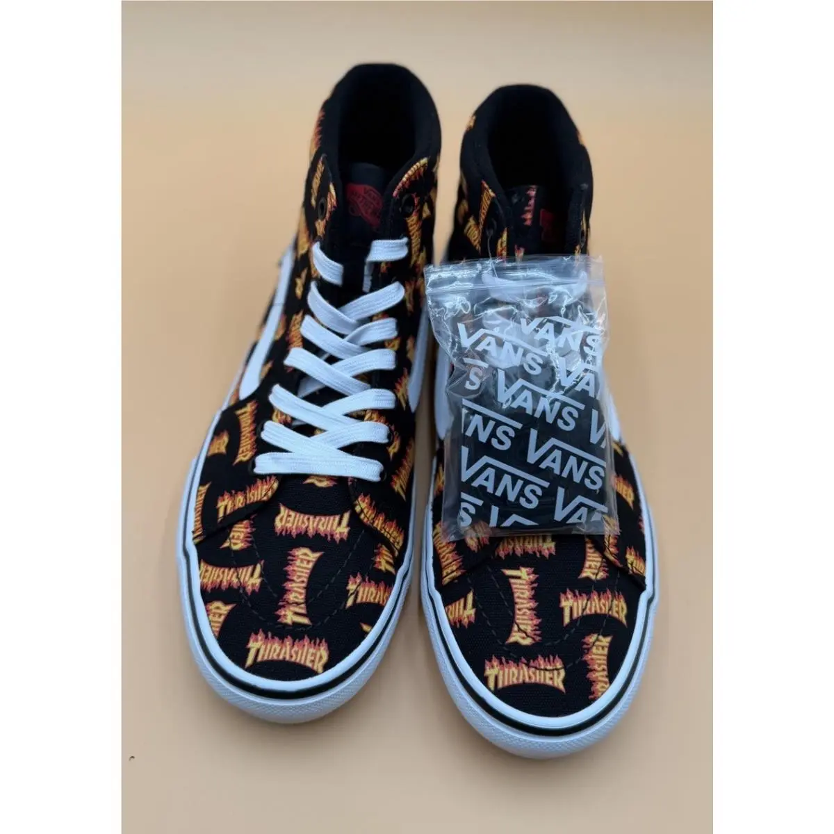 Vans shoes - VANS SK8 - VN0A5FCCBML - Black Orange 1