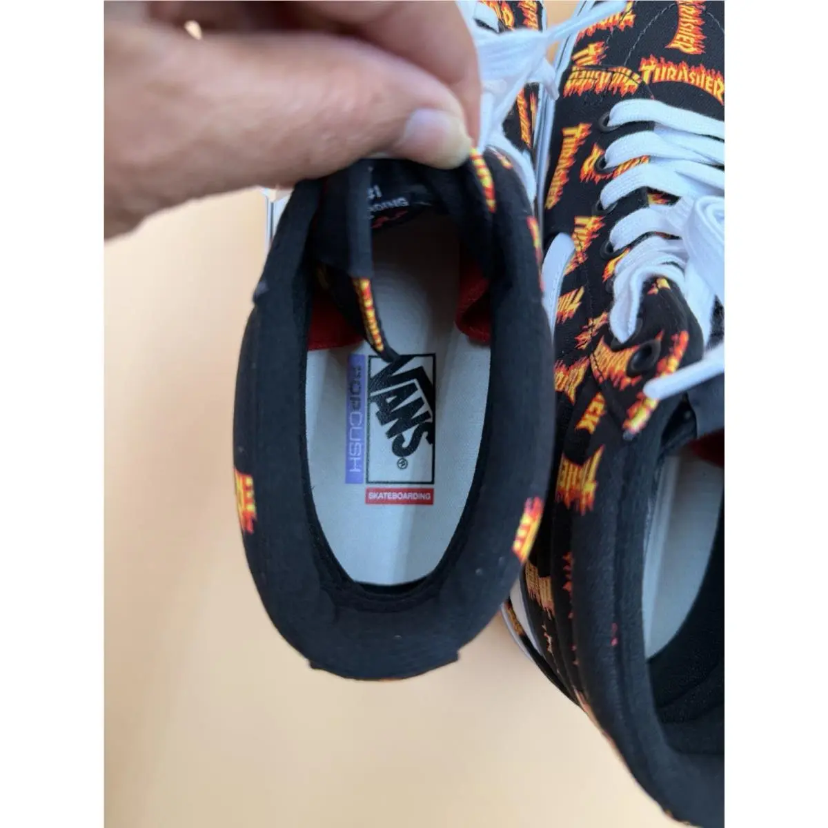 Vans shoes - VANS SK8 - VN0A5FCCBML - Black Orange 5