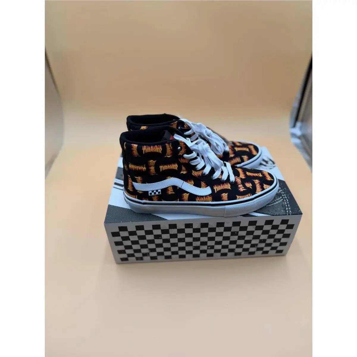 Vans shoes - VANS SK8 - VN0A5FCCBML - Black Orange 6