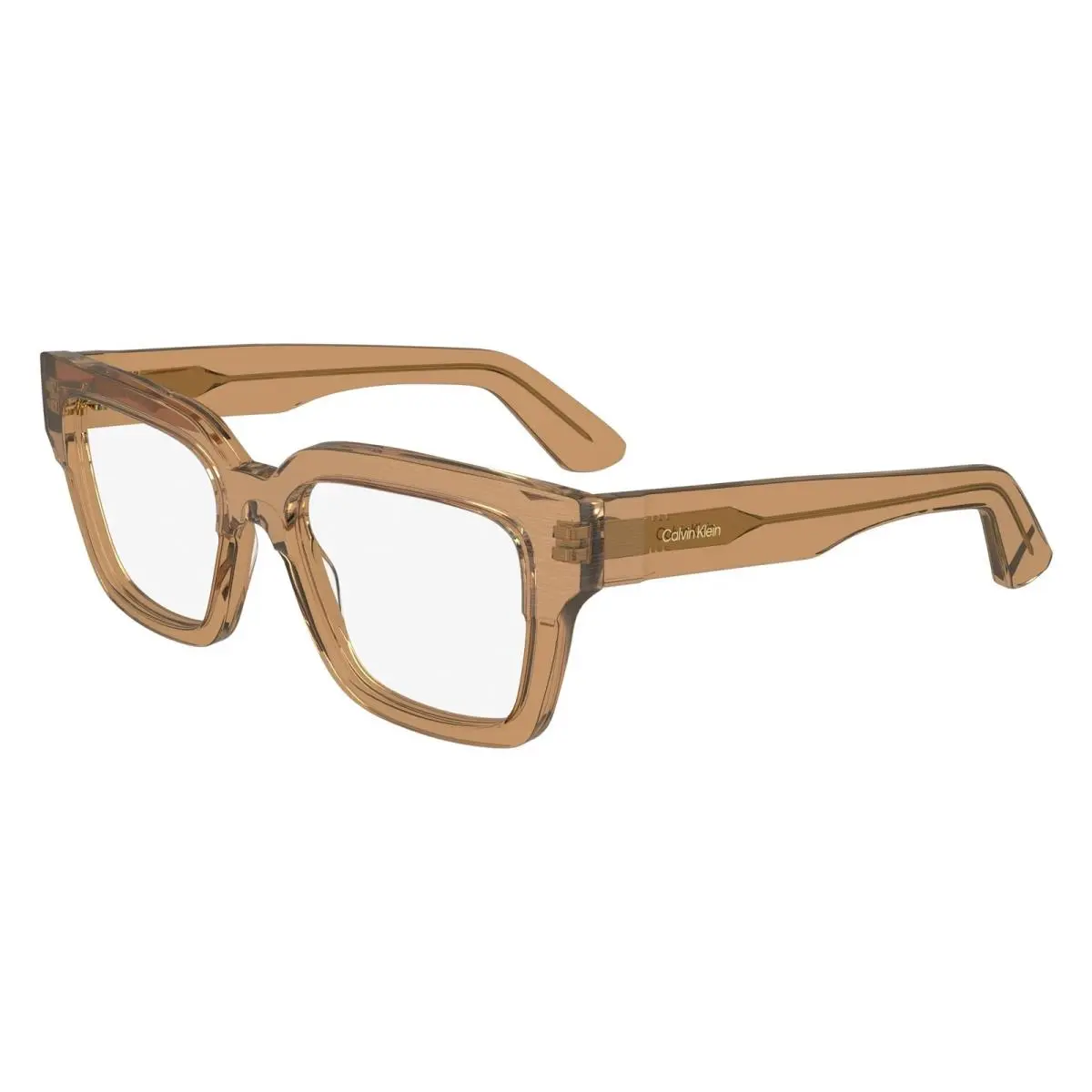 CK-24526 278 Crystal Light Brown Eyeglasses 52/17/145 by Calvin Klein