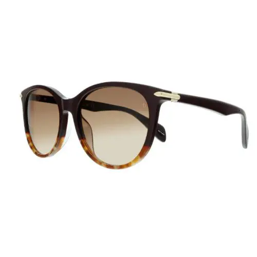 Rag Bone RNB1020/S - Lhf HA Opal Burgundy Sunglasses Woman - Frame: OPAL BURGUNDY, Lens: BROWN SHADED