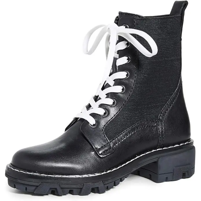 Rag Bone Women`s Shiloh Boots Black 6.5 Medium US 36.5 EU