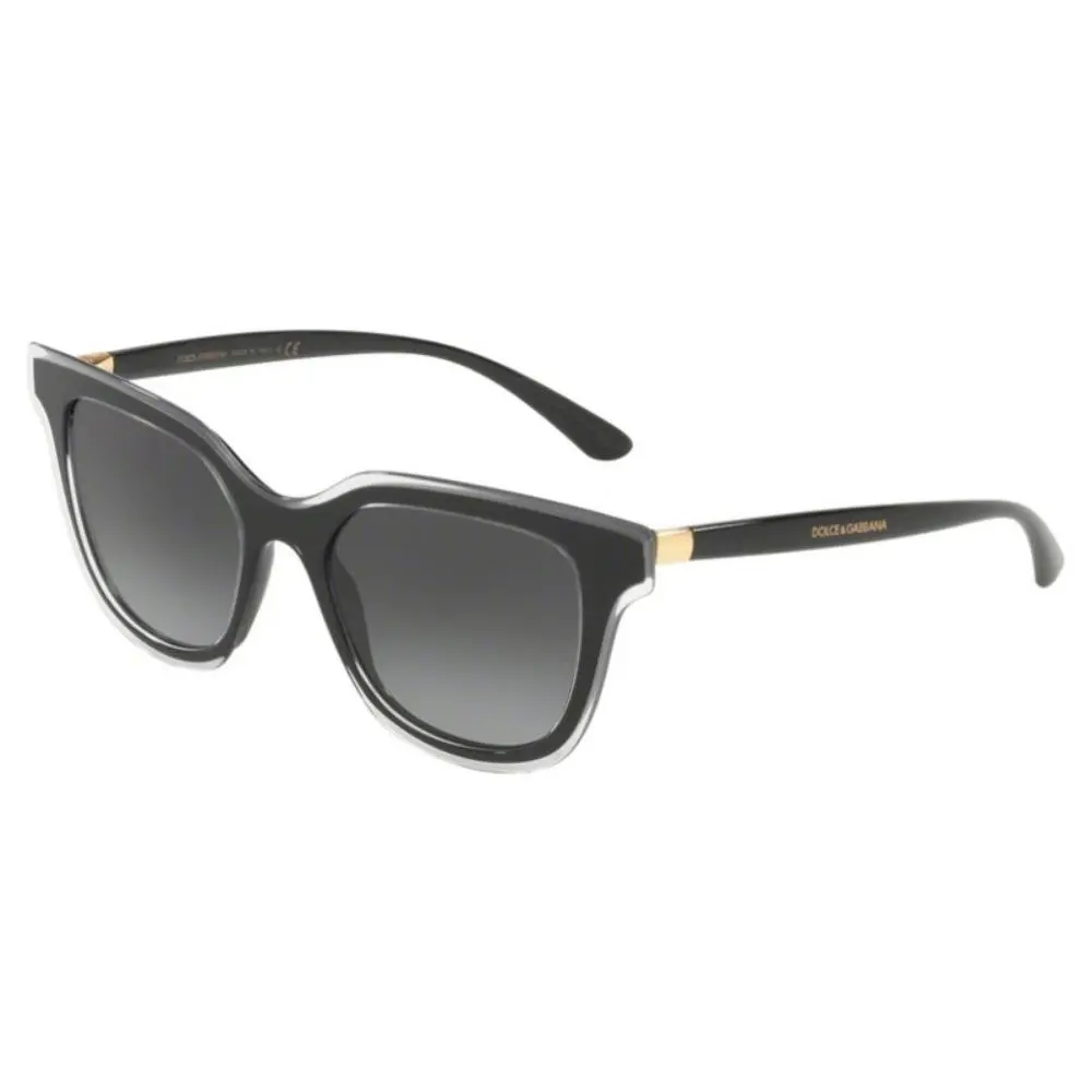 Dolce Gabbana Sunglasses DG4362F 53838G 51mm Black / Grey Gradient Lens