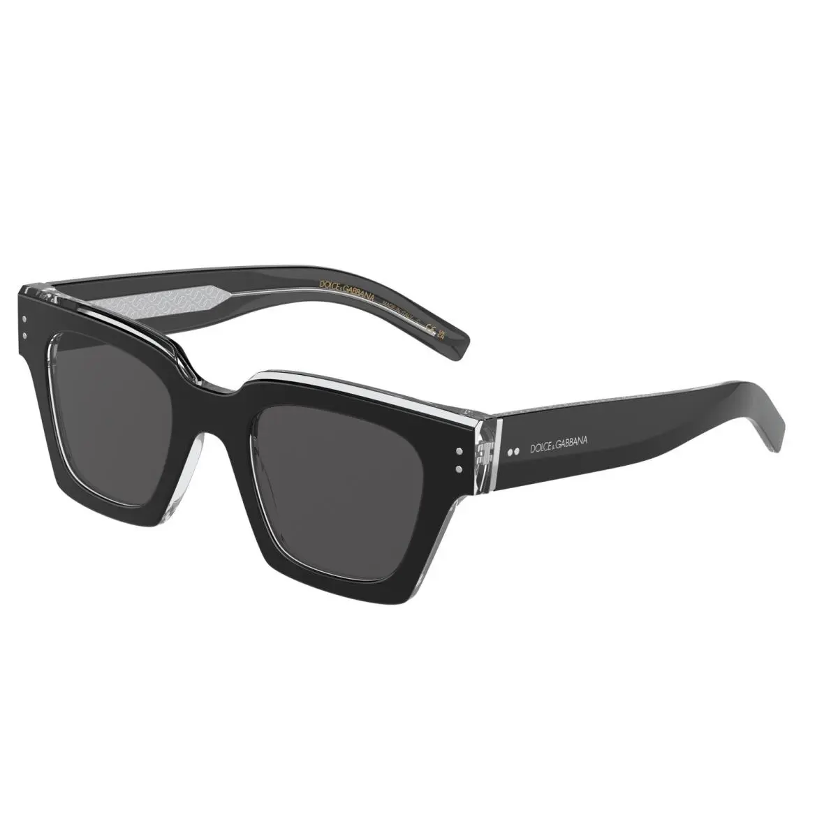 Dolce Gabbana DG 4413 Black Crystal Grey 675/R5 Sunglasses