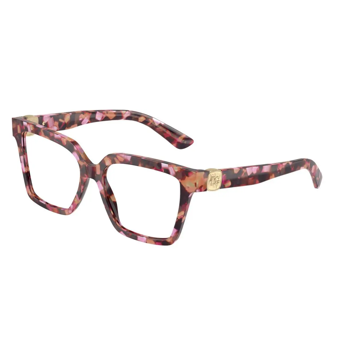Dolce Gabbana DG 3395 Havana Pink Pearl 3440 Eyeglasses by Dolce & Gabbana