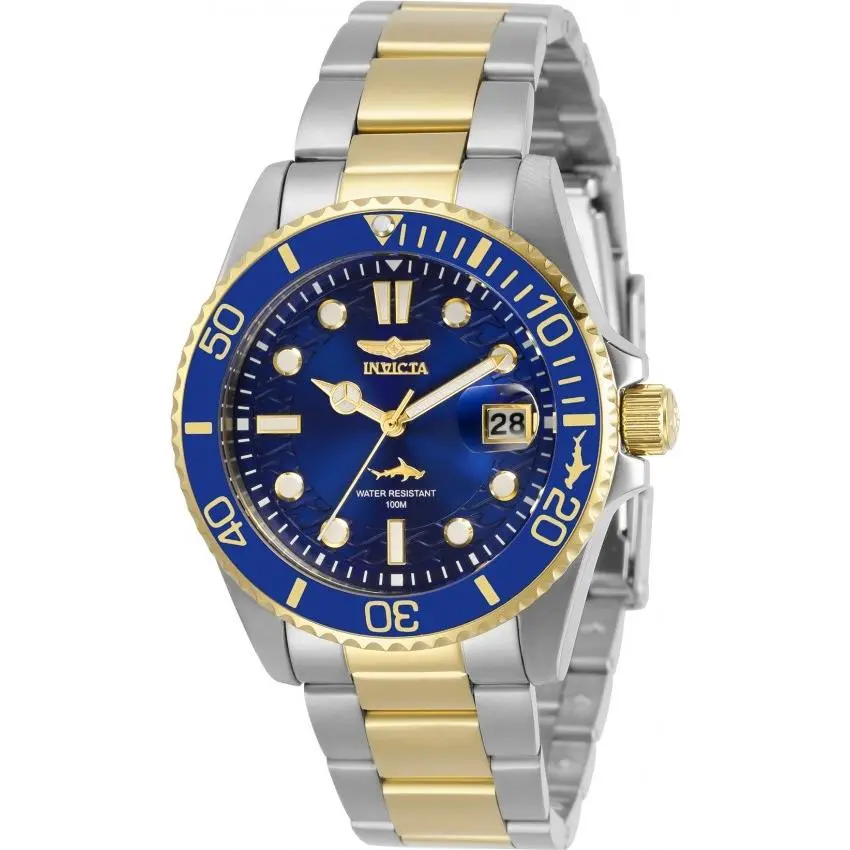 Invicta Pro Diver Quartz Blue Dial Two-tone Ladies Watch 30481