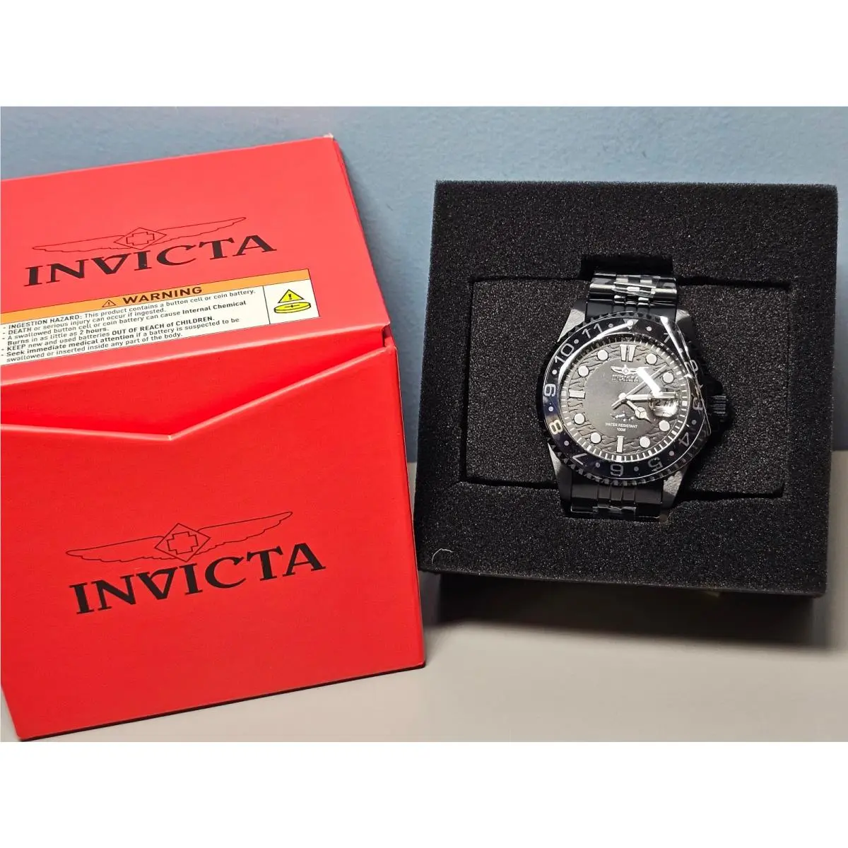 Invicta Pro Diver Men`s Quartz Watch - 43mm - Black 30627