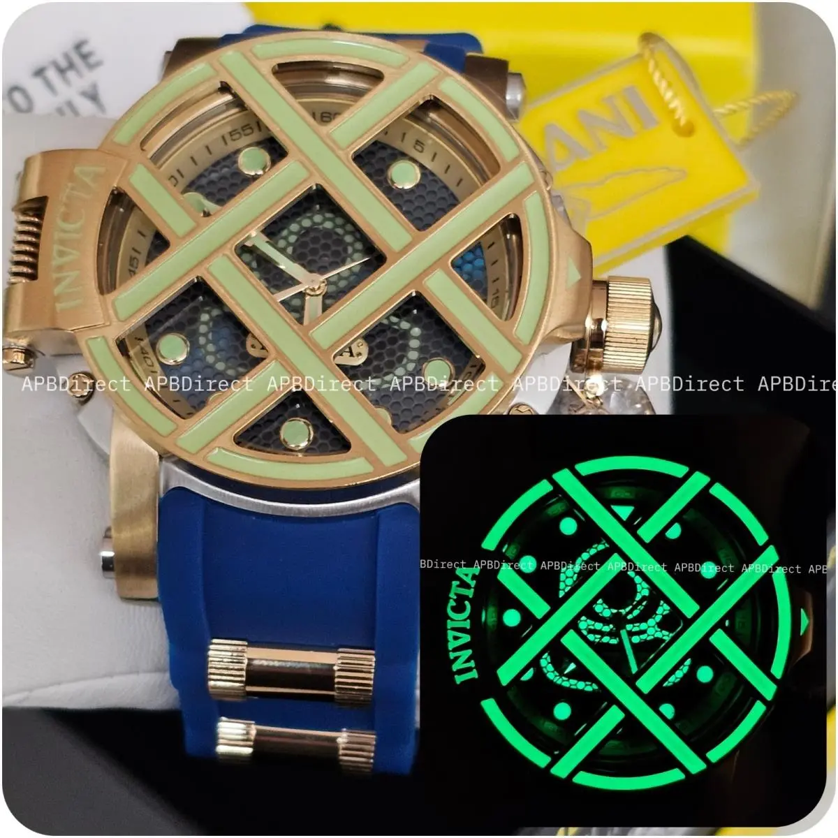 Invicta - Russian Diver - Swiss 513 - Cage Opens Lume - Mens Watch Pro Diver