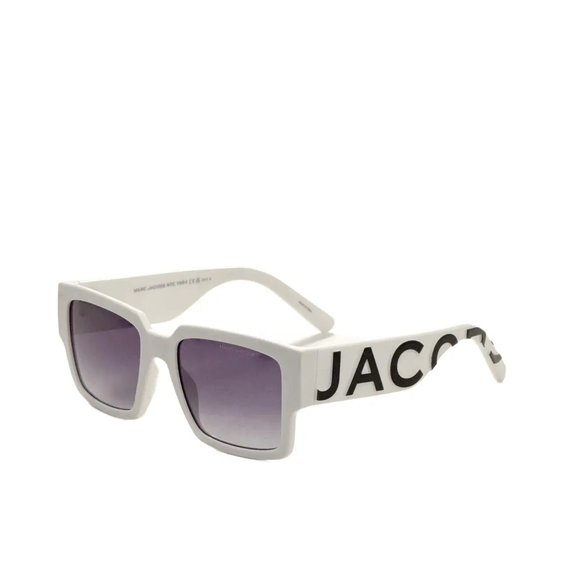 Marc Jacobs Unisex 54 mm Black White Sunglasses MARC739S-0CCP-9O
