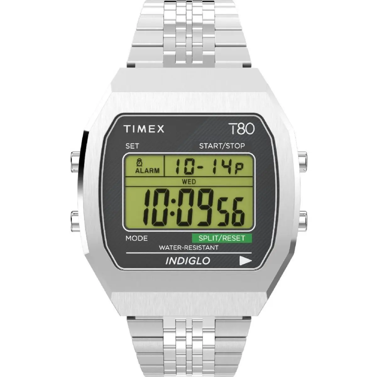 TW2V74200 Men`s T80 Stainless Steel Digital Chronograph Watch by Timex