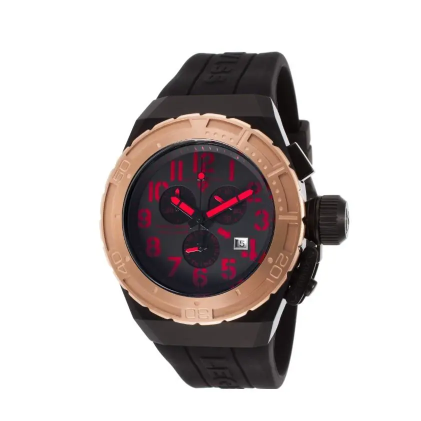 Swiss Legend Men`s 13842-BB-01-RDA-RB Analog Swiss Quartz Black Watch