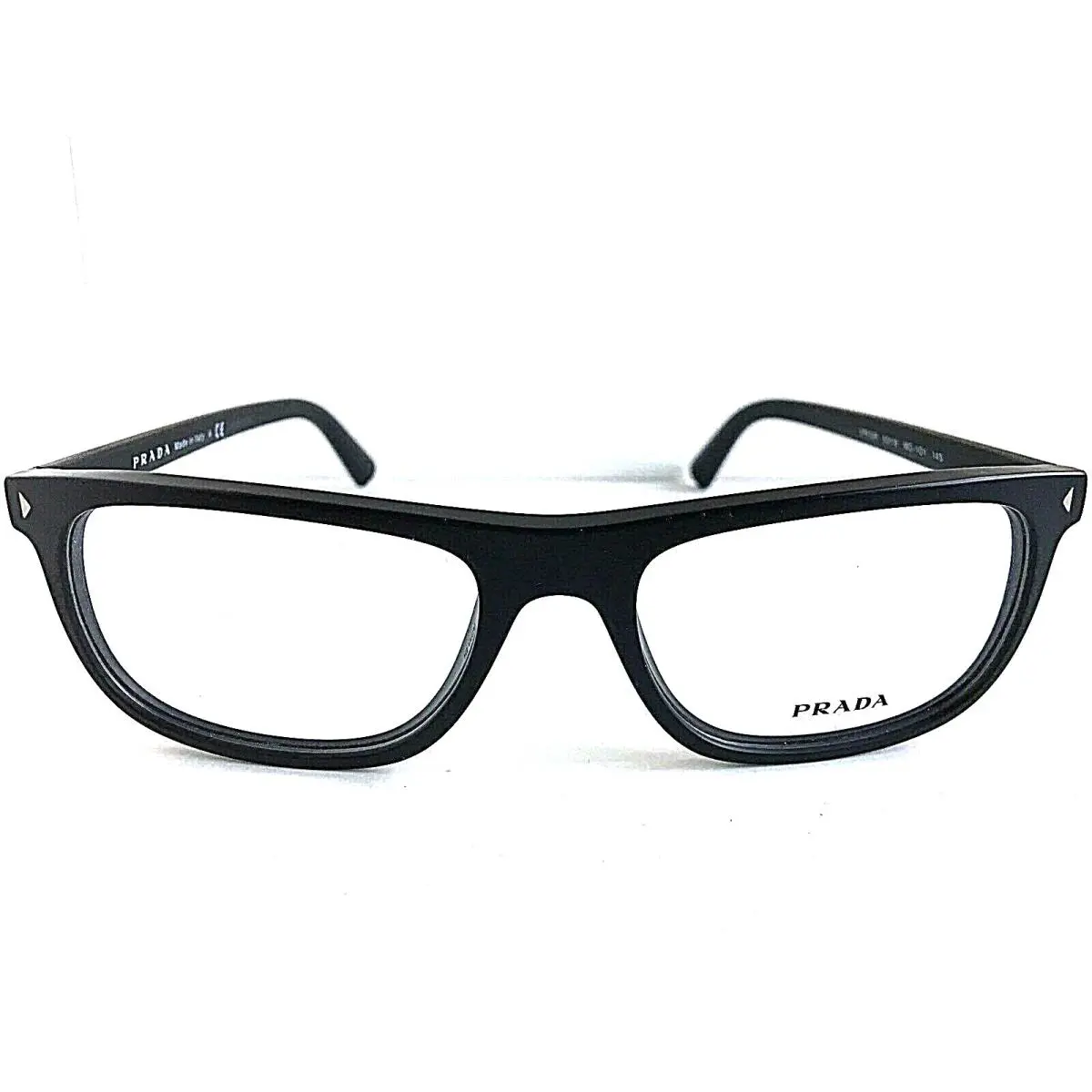 Prada Vpr 03R Matte Black 55mm Men`s Eyeglasses Frame Italy