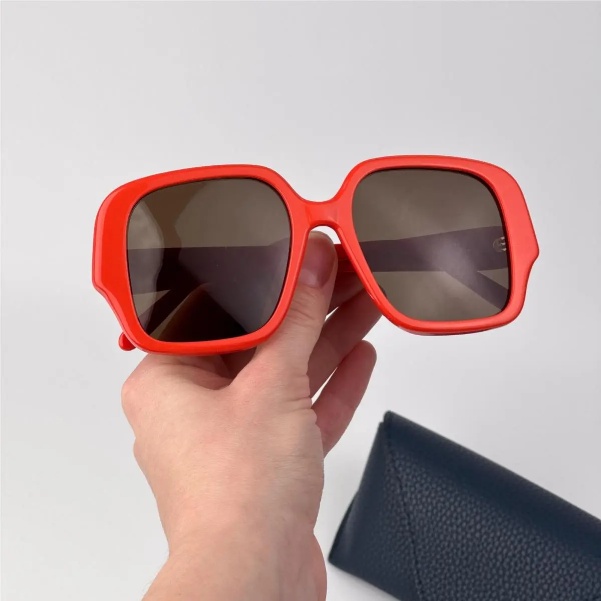 Women Sunglasses Orange Brown Square LW40134U 42E by Loewe
