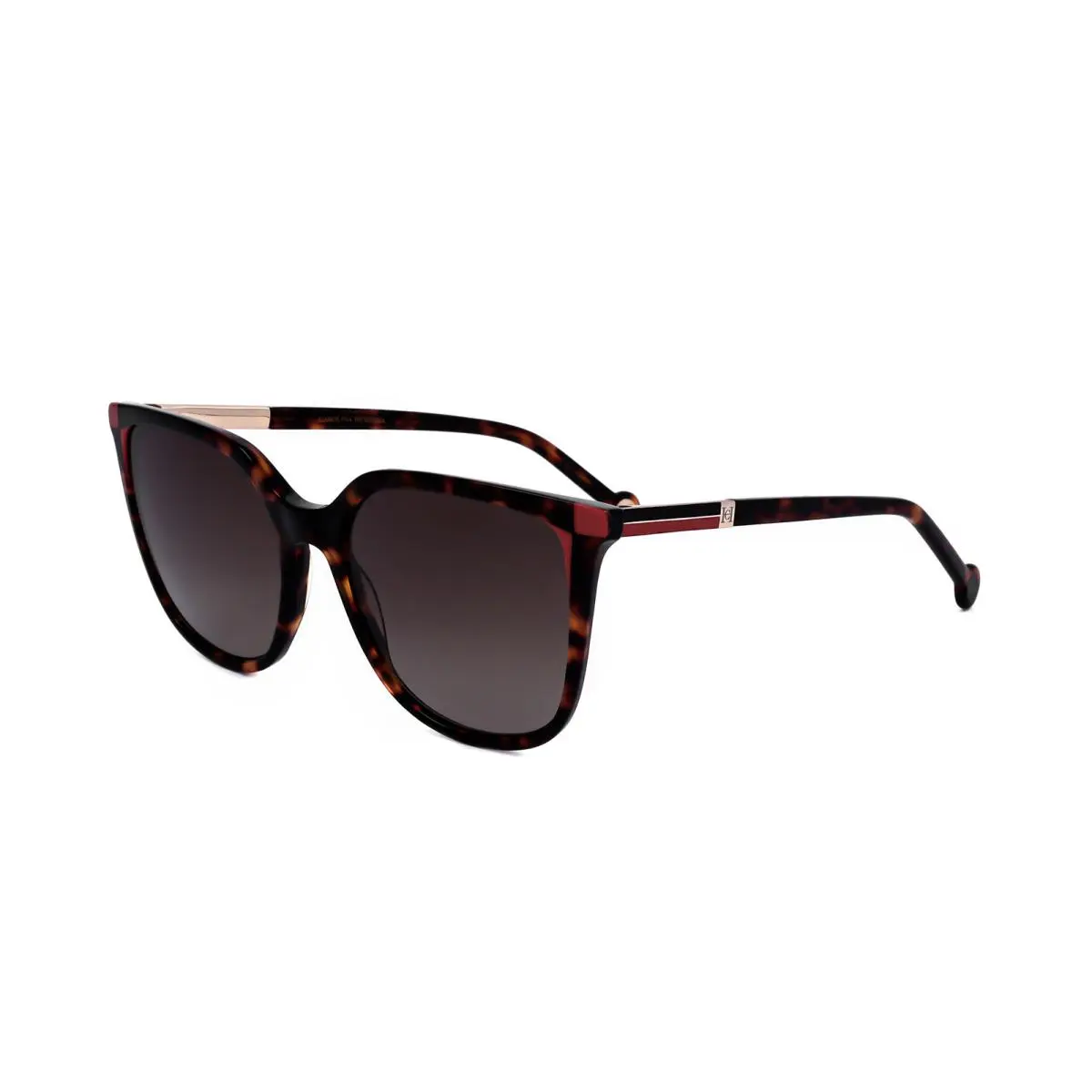 Carolina Herrera Women`s 54 mm Havana Red Sunglasses HER0140S-0O63-HA - Frame: Brown, Lens: Grey, Other Frame: Havana Red