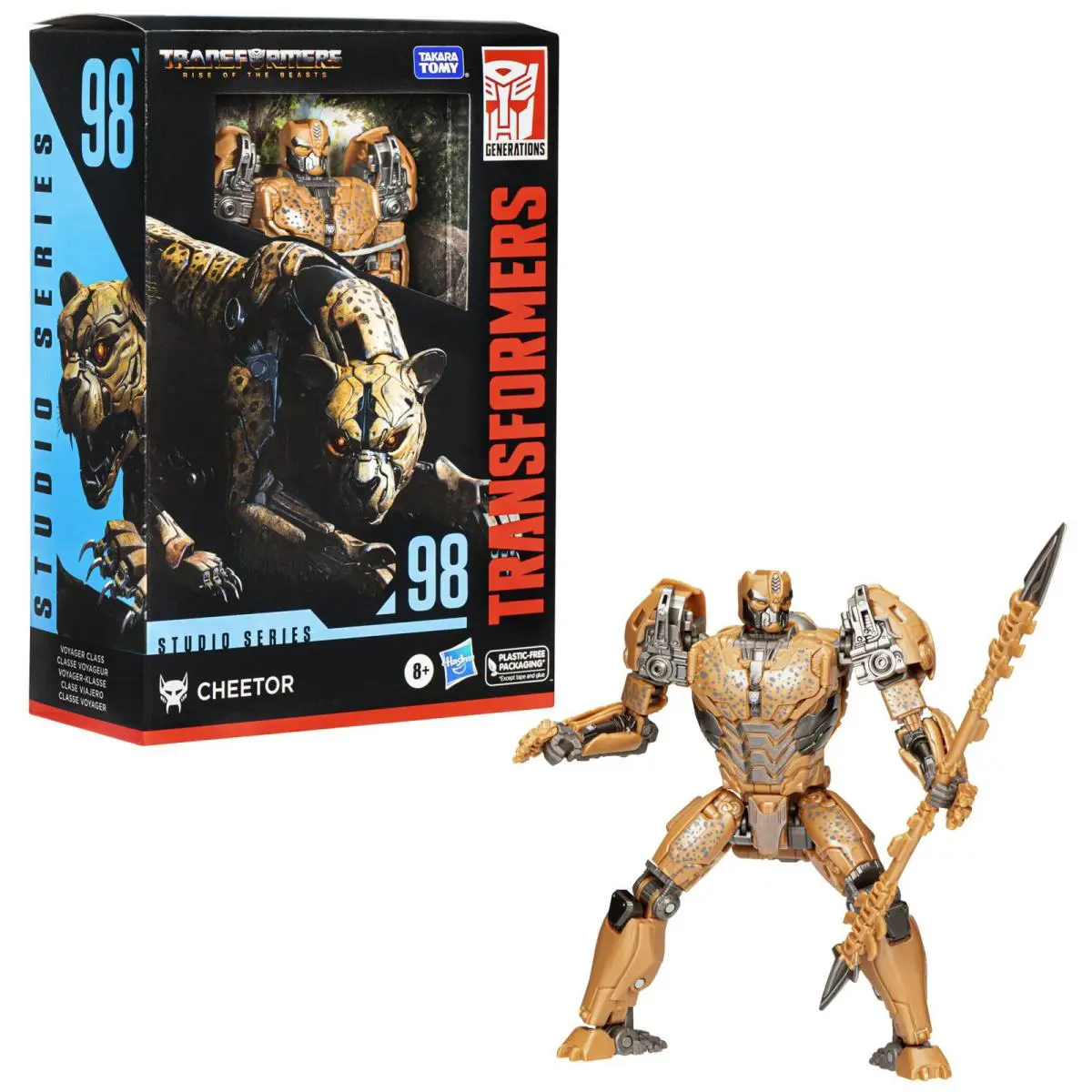 Transformers Studio Series Voyager Class Cheetor Action Figure 16.5cm Scale