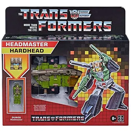 Transformers Retro G1 Headmaster Hardhead Action Figure Vintage Collectible