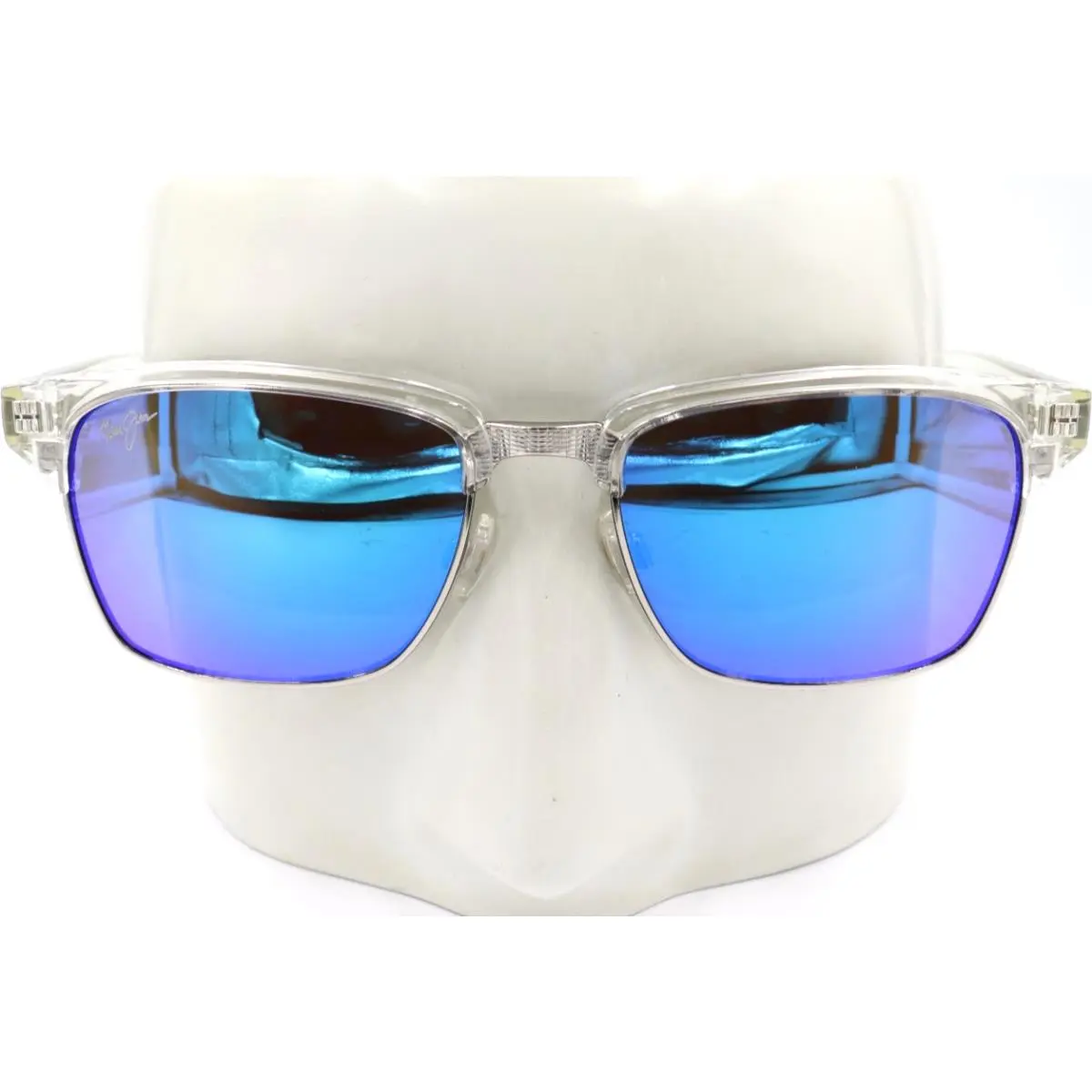 Maui Jim Kawika Clear Blue Hawaii Sunglasses B257-05CR / MJ0257S-003