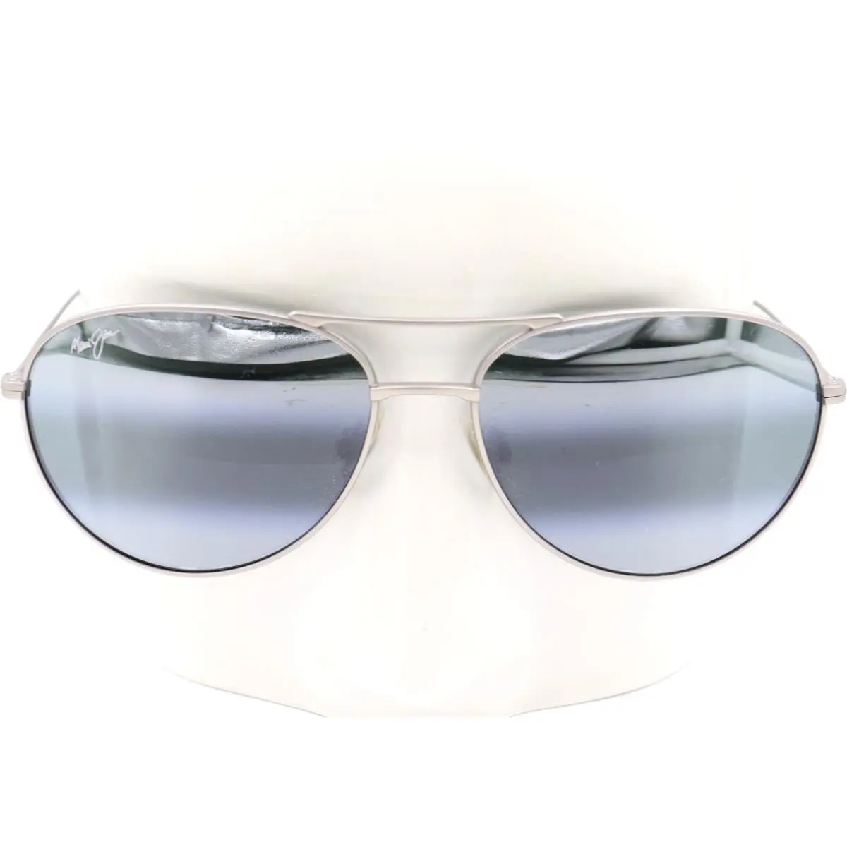 Maui Jim Walaka Titanium Aviator Gray Sunglasses 885-17 / MJ0885S-002
