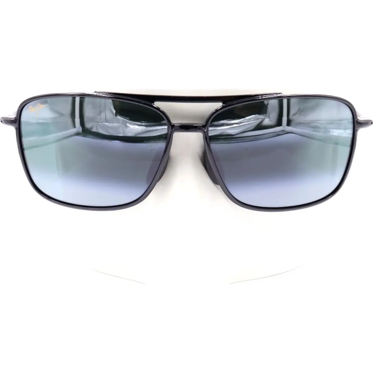 Maui Jim Gray Kaupo Gap Black Gloss Sunglasses MJ0437S-001 / 437-02