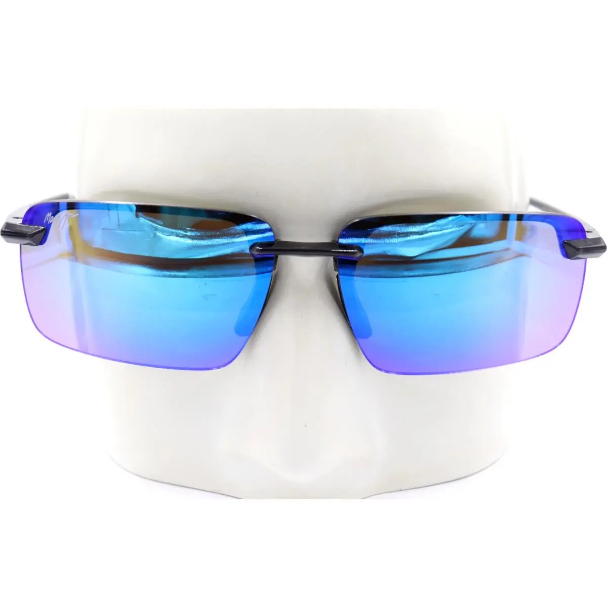 Maui Jim Laulima Blue Hawaii Semi-rimless Gray Sunglasses MJ0626S-003 / B626-14