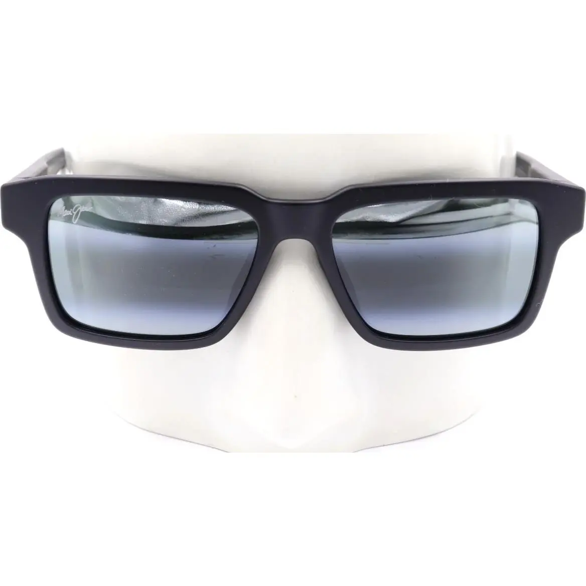 Maui Jim Kahiko Matte Black Square Gray Sunglasses MJ0635S-001 / 635-02