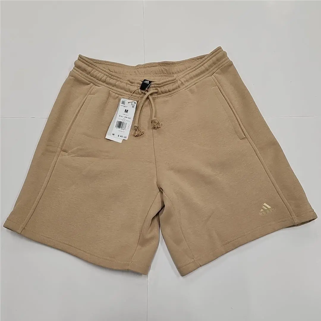 Adidas All Szn Almost Beige Fleece Shorts Women`s Medium