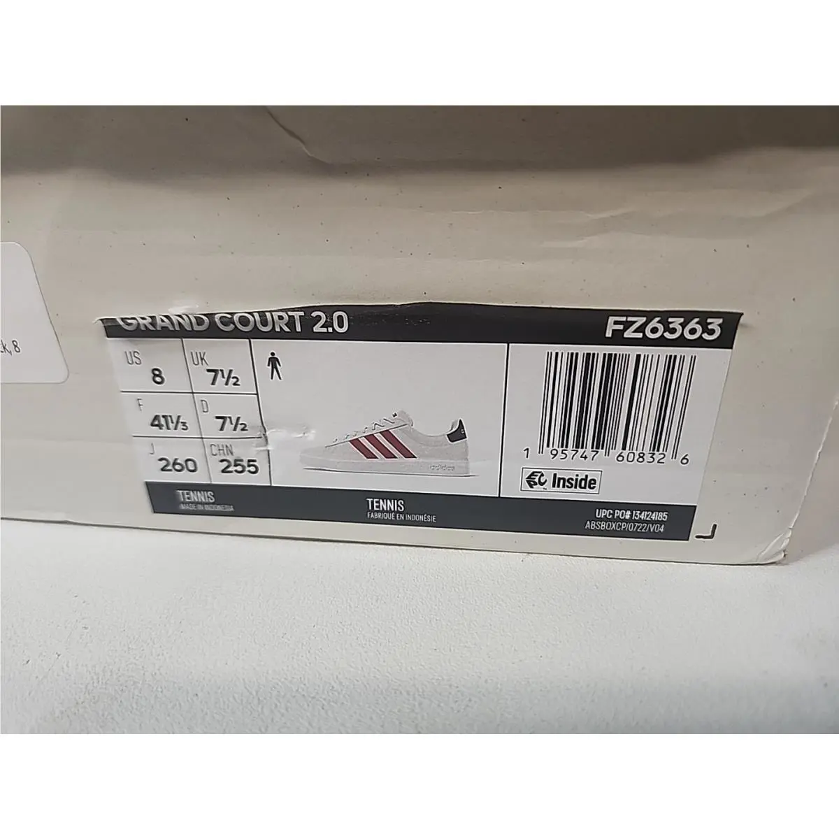Adidas shoes - Adidas Grand Court 20 - Grand Court - FZ6363 - White 8