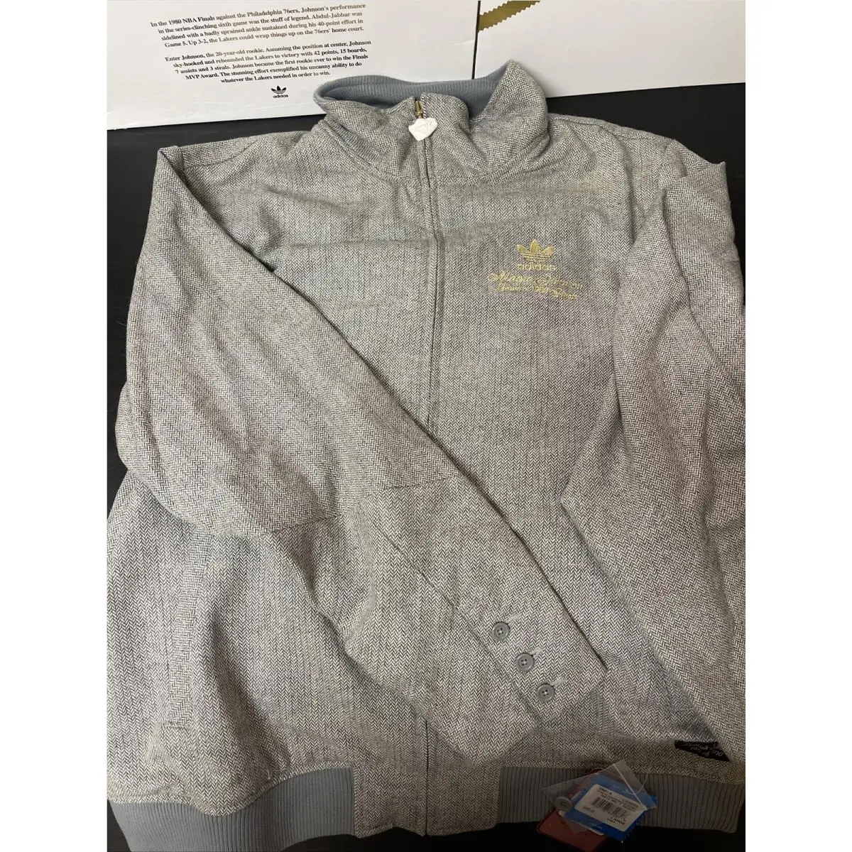 Adidas clothing - Gray, Main: Herringbone Grey (UPC: 726168854858) 0