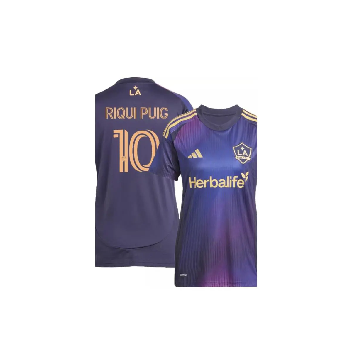 Adidas LA Galaxy Rizon Riqui Puig 10 Soccer Jersey Women`s Small