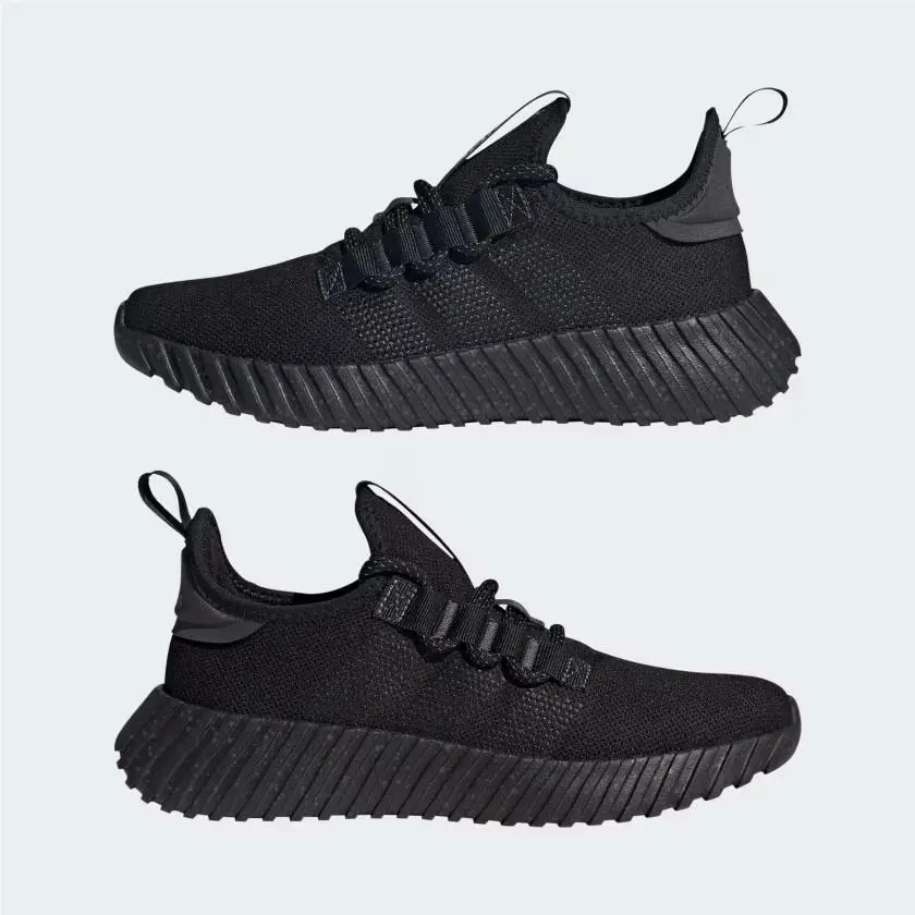 Adidas Women Kaptir Flow Wide Athletic Shoes Black Running Sneakers Size 11