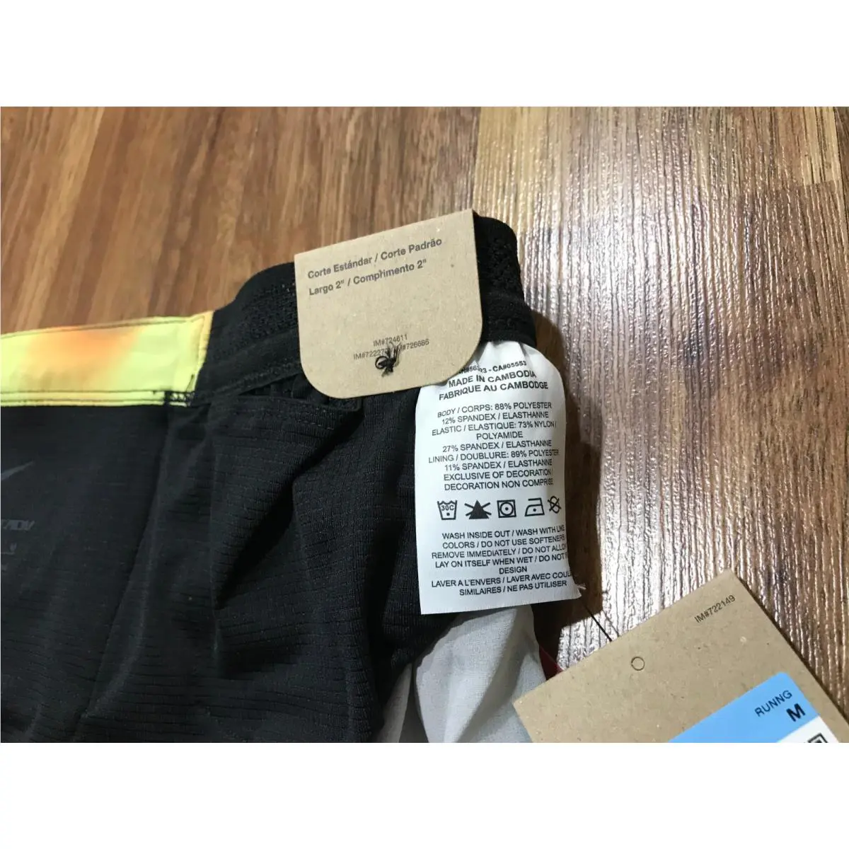 Nike clothing - HJ3384-736 - HJ3384-736 - Light Lemon Twist/Light Crimson/Black/Black 7
