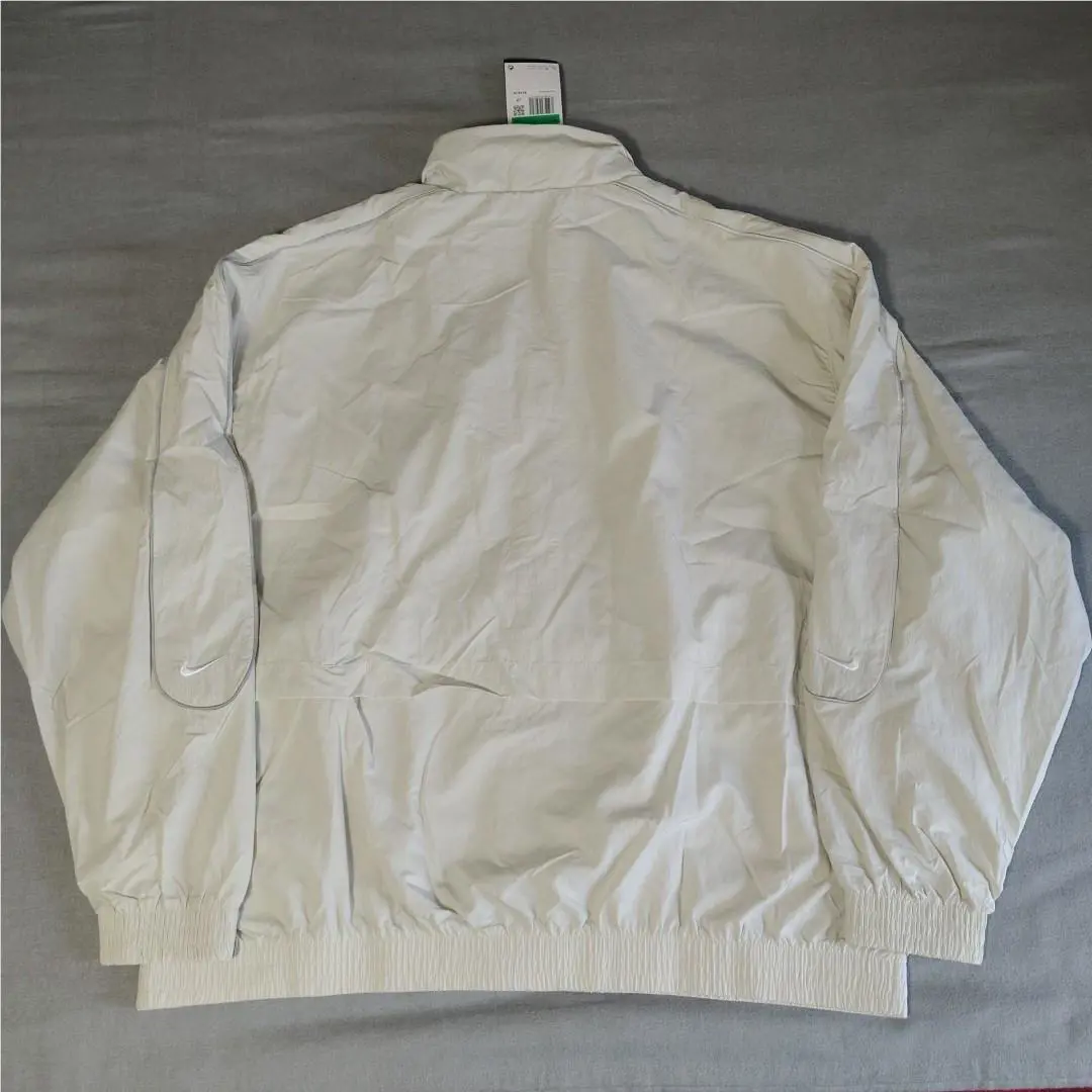 Nike clothing - Nike Sportswear Solo Swoosh Men`s Woven Tracksuit Jacket - FB8622072 - Beige (UPC: 197859250721) 10