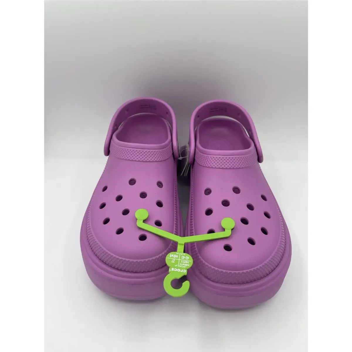 Crocs Stomp Clog Bubble Gum Pink Women`s Size 11 Mens 9