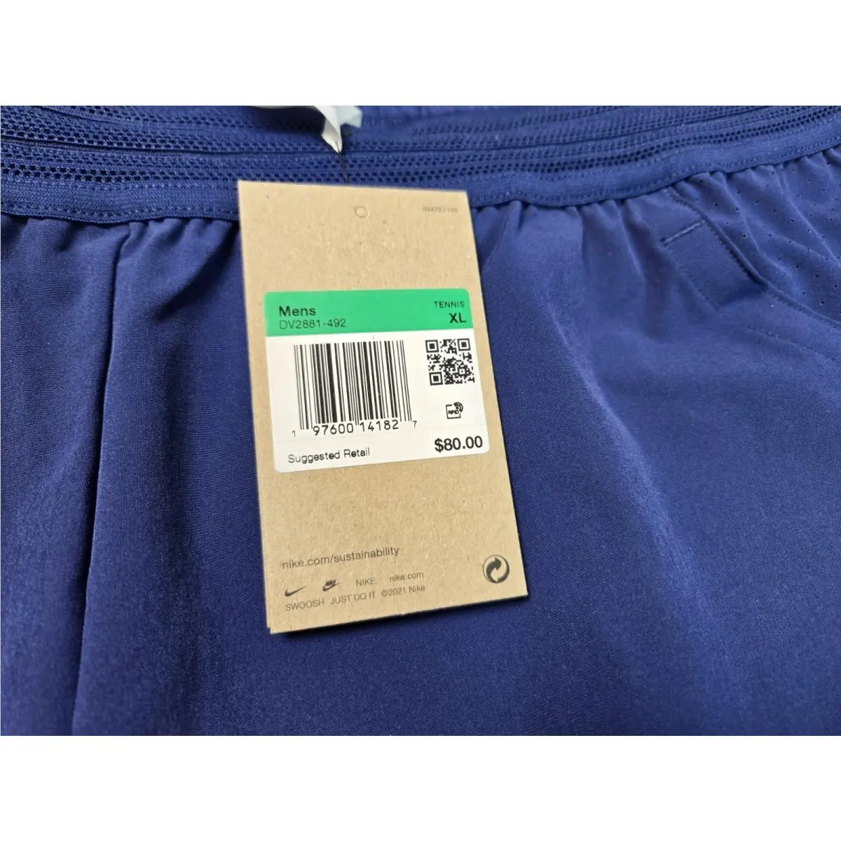 Nike clothing - NIKE Court Rafa Nadal 7 ` - DV2881-492 - Blue 8