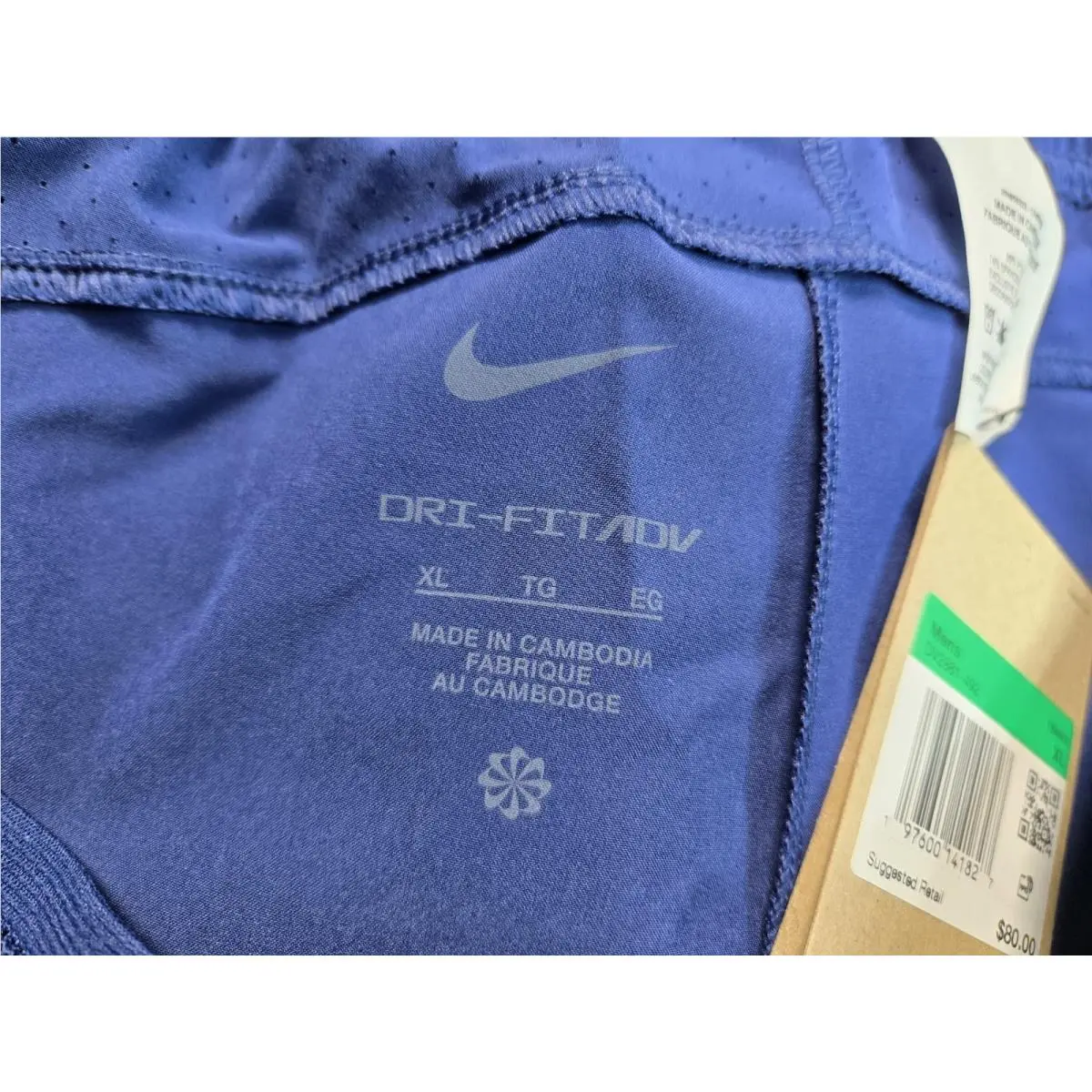Nike clothing - NIKE Court Rafa Nadal 7 ` - DV2881-492 - Blue 9