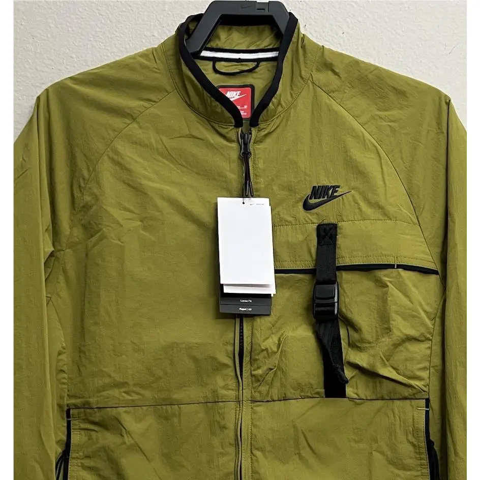 Nike clothing - Nike Tech Woven Jacket - Tech Woven Jacket - FZ0750-307 - Pacific Moss (UPC: 197597293776) 0