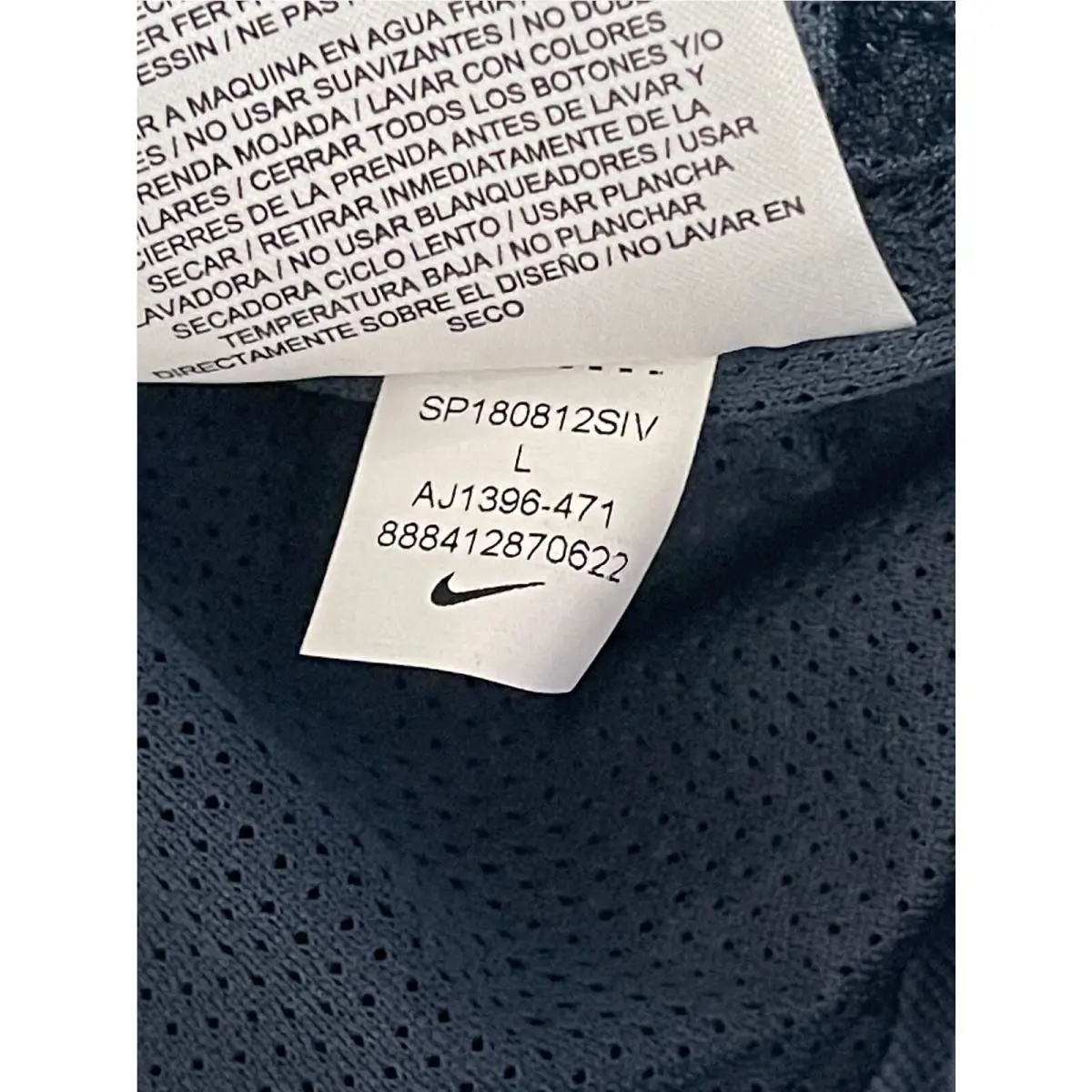 Nike clothing - AJ1396-471 - AJ1396-471 - Thunder Blue Navy Blue White 9