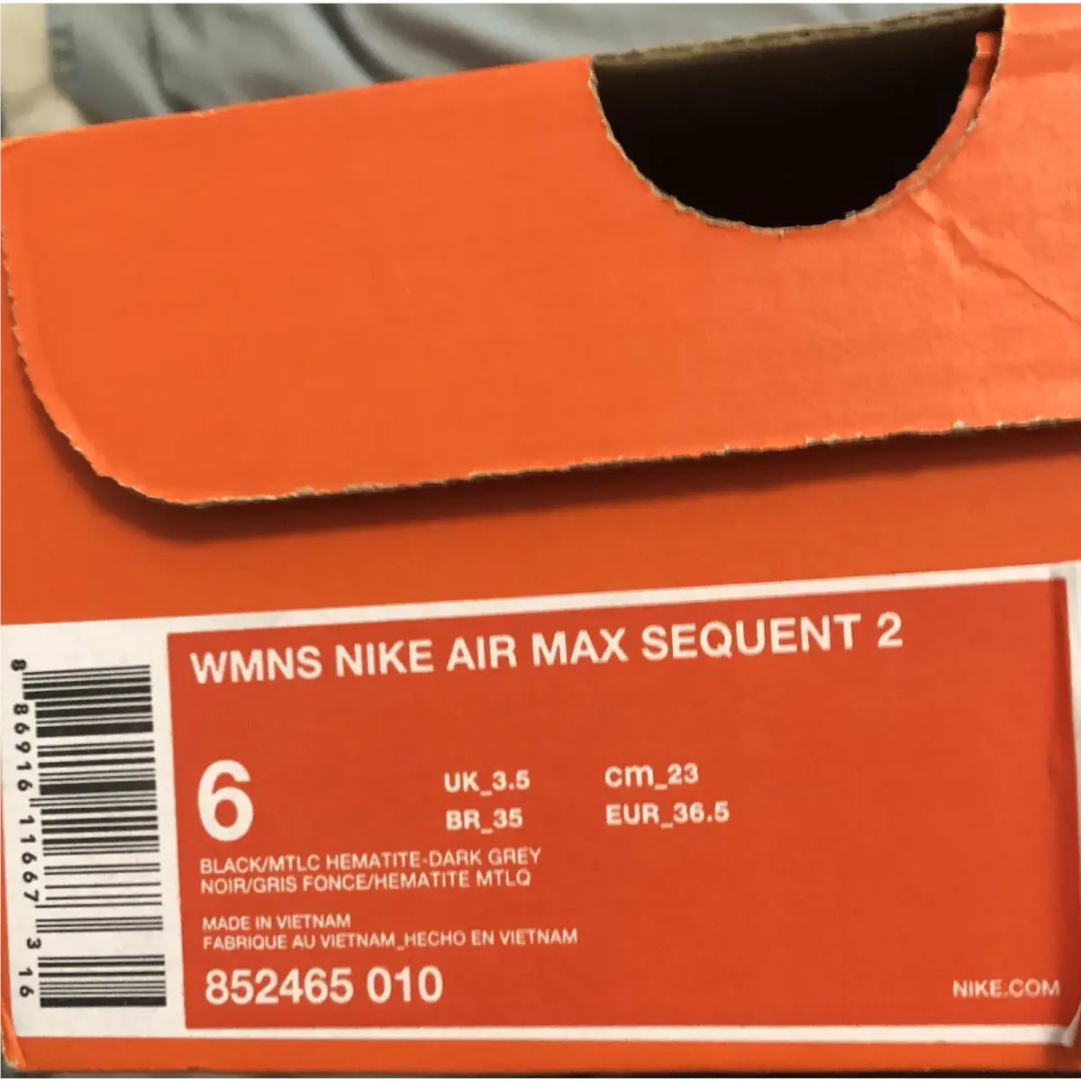 Nike shoes - Nike Air Max Sequent - Air Max Sequent - 852465-010 - Black 5