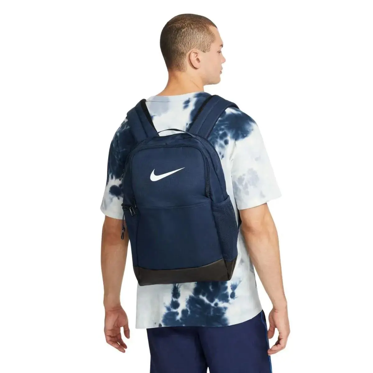 Nike Brasilia 9.5 Training Backpack Medium 24L Navy Black White DH7709 410