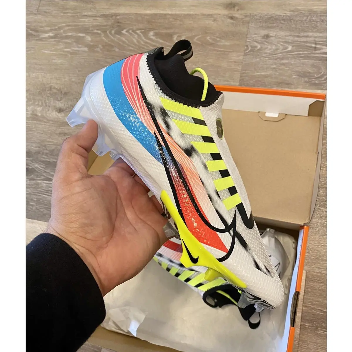 Nike shoes - Nike Vapor Edge Pro 360 - DR5398-100 - White-Volt-Total Orange (UPC: 195868977097) 8