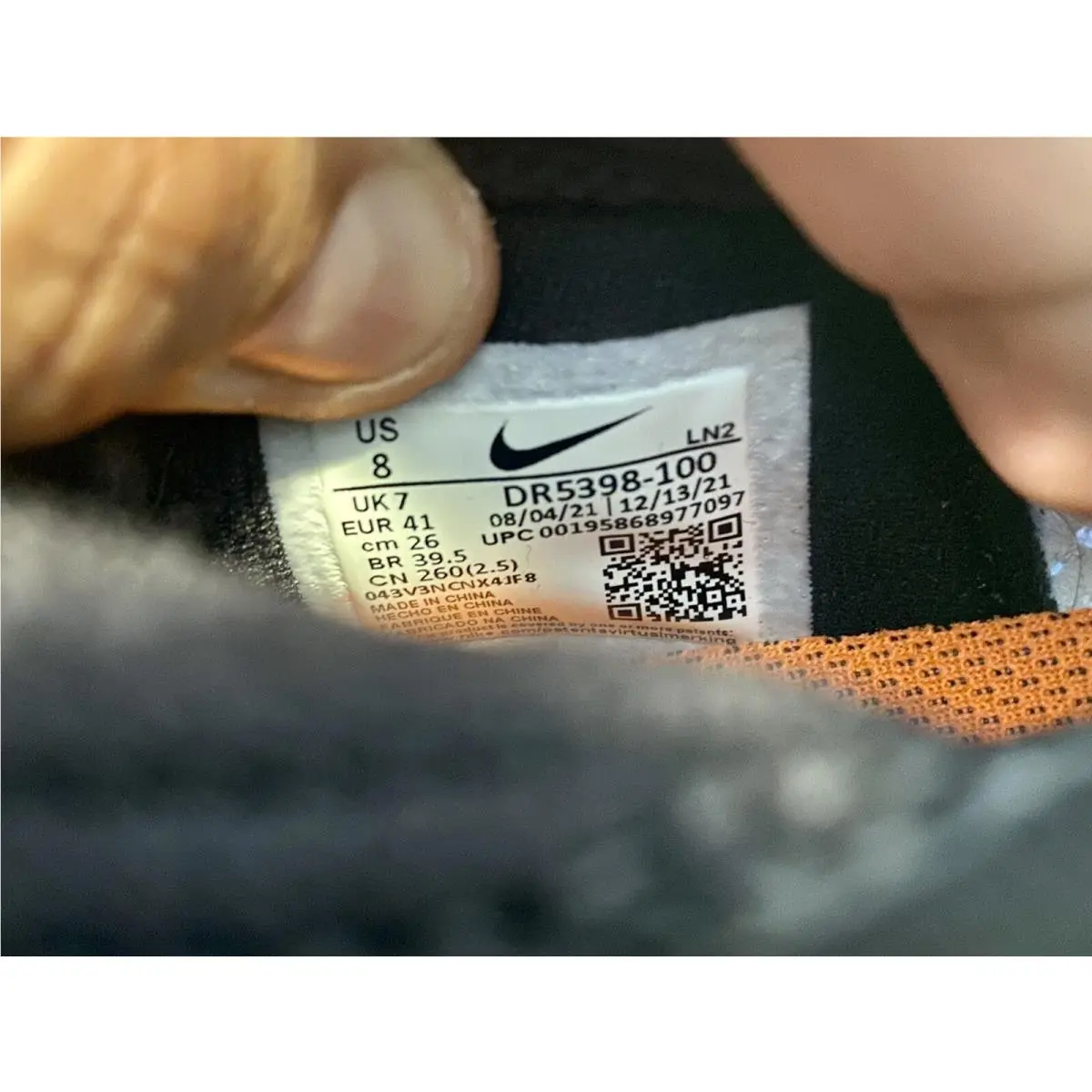 Nike shoes - Nike Vapor Edge Pro 360 - DR5398-100 - White-Volt-Total Orange (UPC: 195868977097) 10