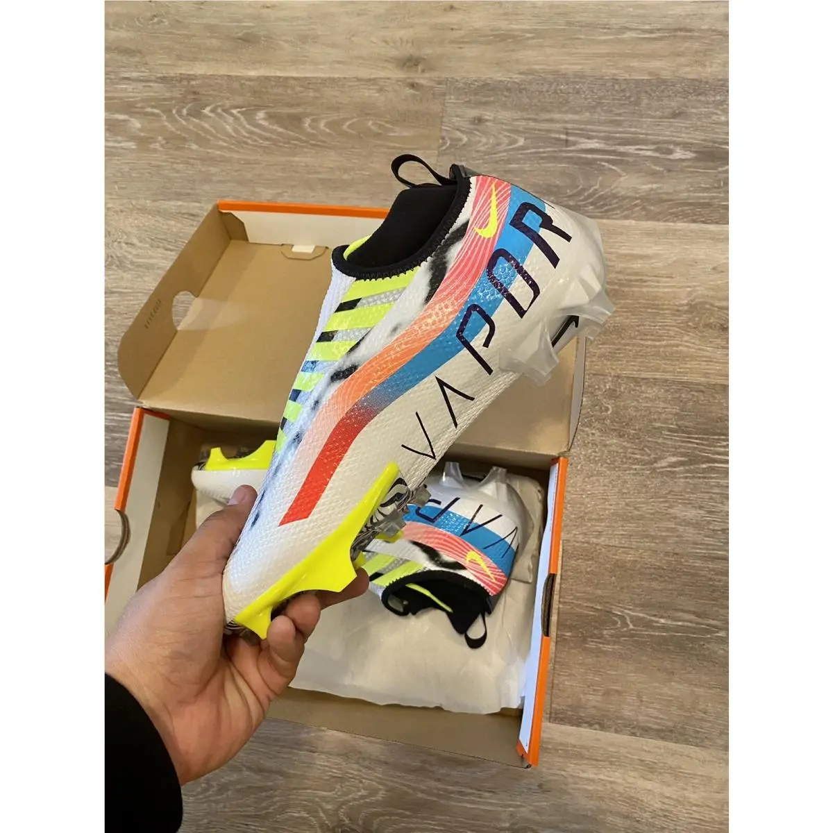Nike shoes - Nike Vapor Edge Pro 360 - DR5398-100 - White-Volt-Total Orange (UPC: 195868977097) 3