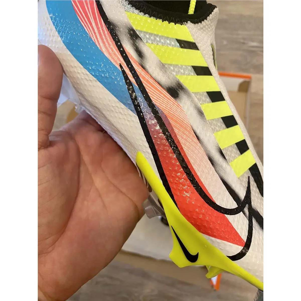 Nike shoes - Nike Vapor Edge Pro 360 - DR5398-100 - White-Volt-Total Orange (UPC: 195868977097) 7
