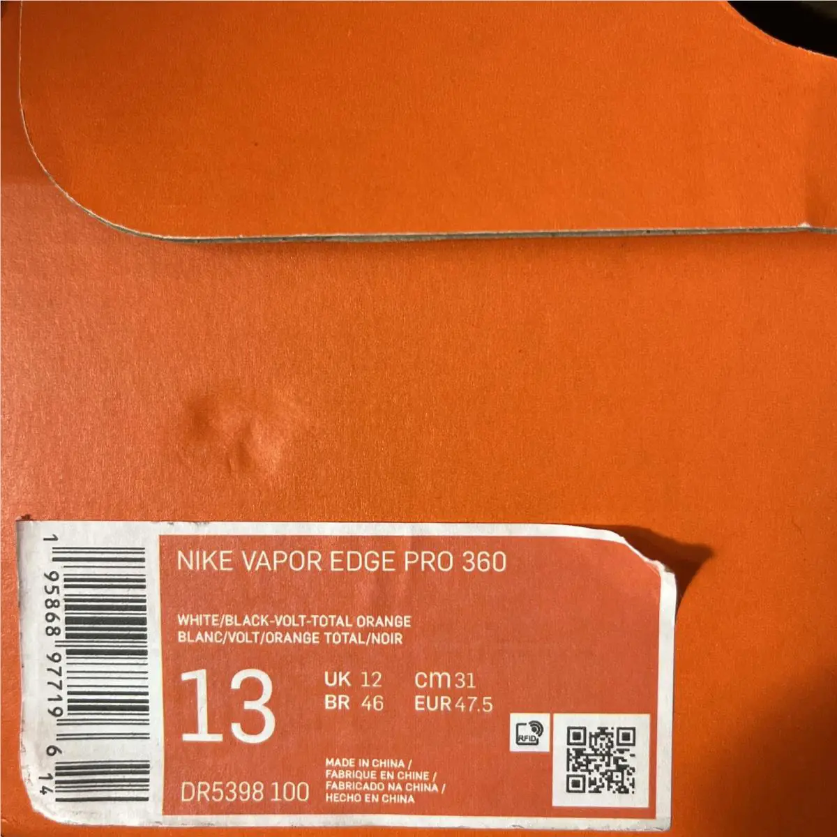 Nike shoes - Nike Vapor Edge Pro 360 - DR5398-100 - Multicolor Red/Blue/Volt/Black/Gray/White/Orange 7