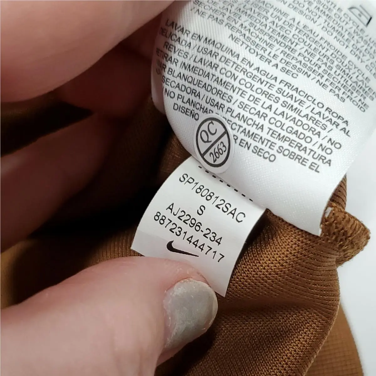 Nike clothing - AJ2296 - AJ2296 - Brown 7