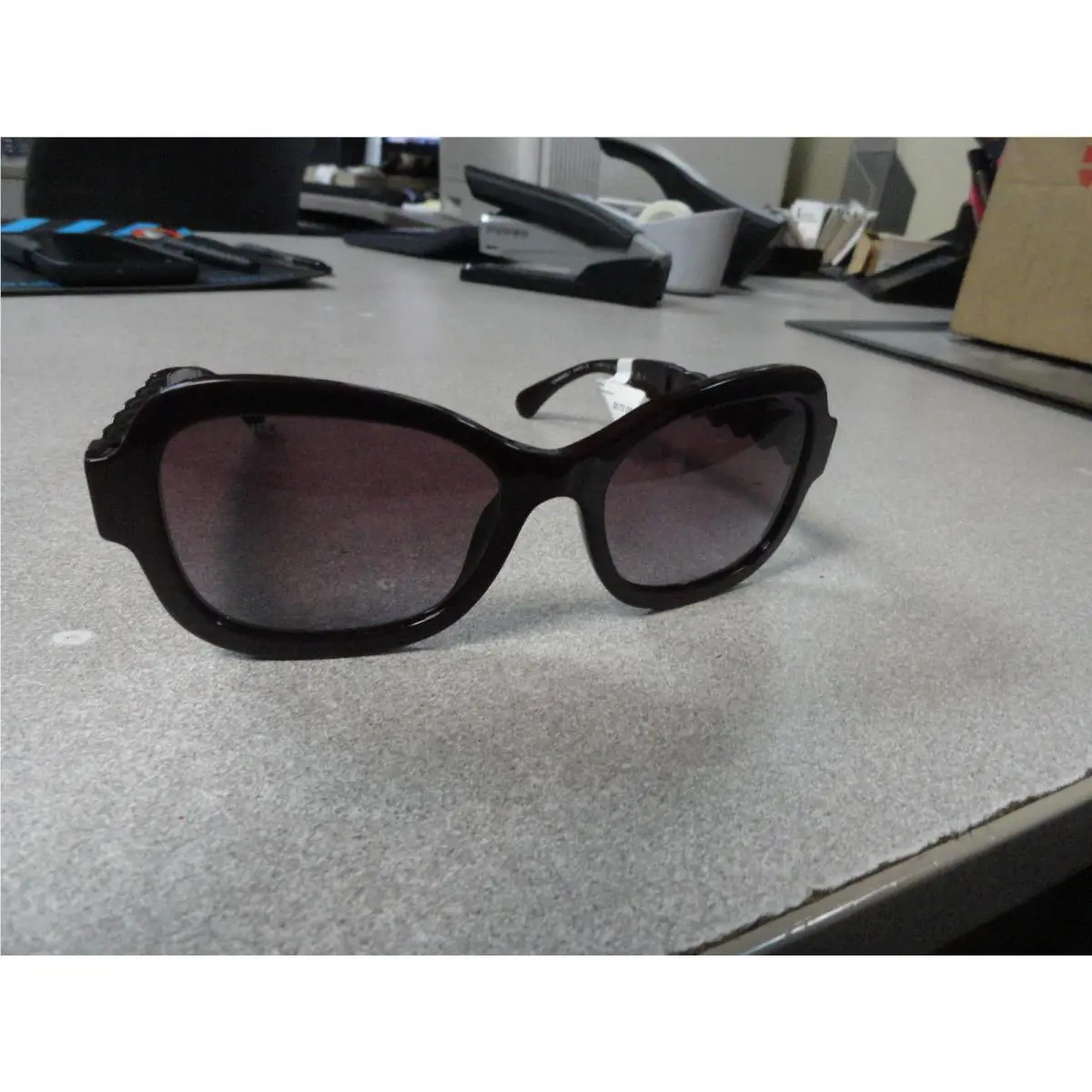 Chanel Sunglasses ch5465Q 1461/S1 Burgundy Dark Red Wine